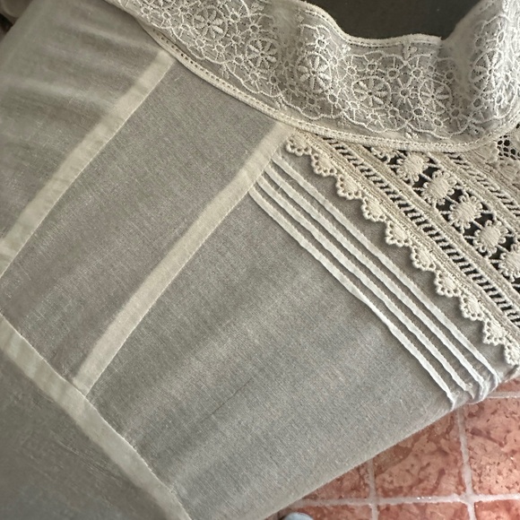 JOHNNY WAS White Cotton Tunic Tunic Top...XL-EUC - Picture 13 of 13